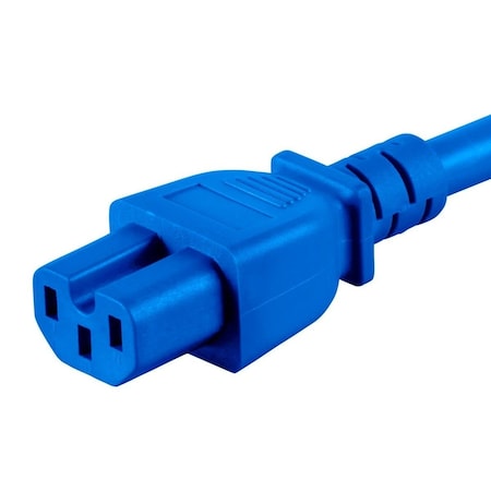 Heavy Duty Power Cable - IEC 60320 C14 To IEC 60320 C15_ 14AWG_ 15A_ S
